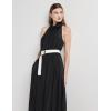 Norma Kamali Women’s Nk Halter Flared Gown(Black)