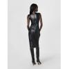 Norma Kamali Women’s Sleeveless Grace Pencil Dress Below Knee(Black)