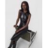 Norma Kamali Women’s Sleeveless Grace Pencil Dress Below Knee(Black)