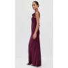Norma Kamali Women’s Sleeveless Low Back Drape Gown(Plum)