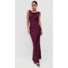 Norma Kamali Women’s Sleeveless Low Back Drape Gown(Plum)