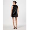 Norma Kamali Women’s Sleeveless Mini Dress(Black)