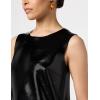 Norma Kamali Women’s Sleeveless Mini Dress(Black)