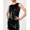 Norma Kamali Women’s Sleeveless Mini Dress(Black)