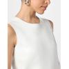 Norma Kamali Women’s Sleeveless Mini Dress(Snow White)