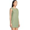 Norma Kamali Women’s Sleeveless Mini Dress(Vintage Green)
