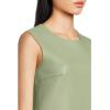 Norma Kamali Women’s Sleeveless Mini Dress(Vintage Green)