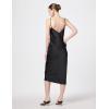 Norma Kamali womens Bias Slip Dress to Midcalf(Black)