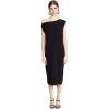 Norma Kamali Womens Drop Shoulder Dress(Black)