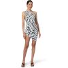 Norma Kamali Womens Pickleball Diana Dress(Paint Dots)