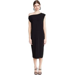 Norma Kamali Womens Drop Shoulder Dress(Black)