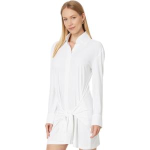 Norma Kamali Women’s Four Sleeve Nk Shirt Mini Dress(Snow White)