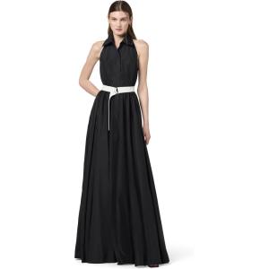 Norma Kamali Women’s Nk Halter Flared Gown(Black)