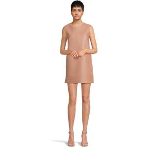 Norma Kamali Women’s Sleeveless Mini Dress(Cappuccino)