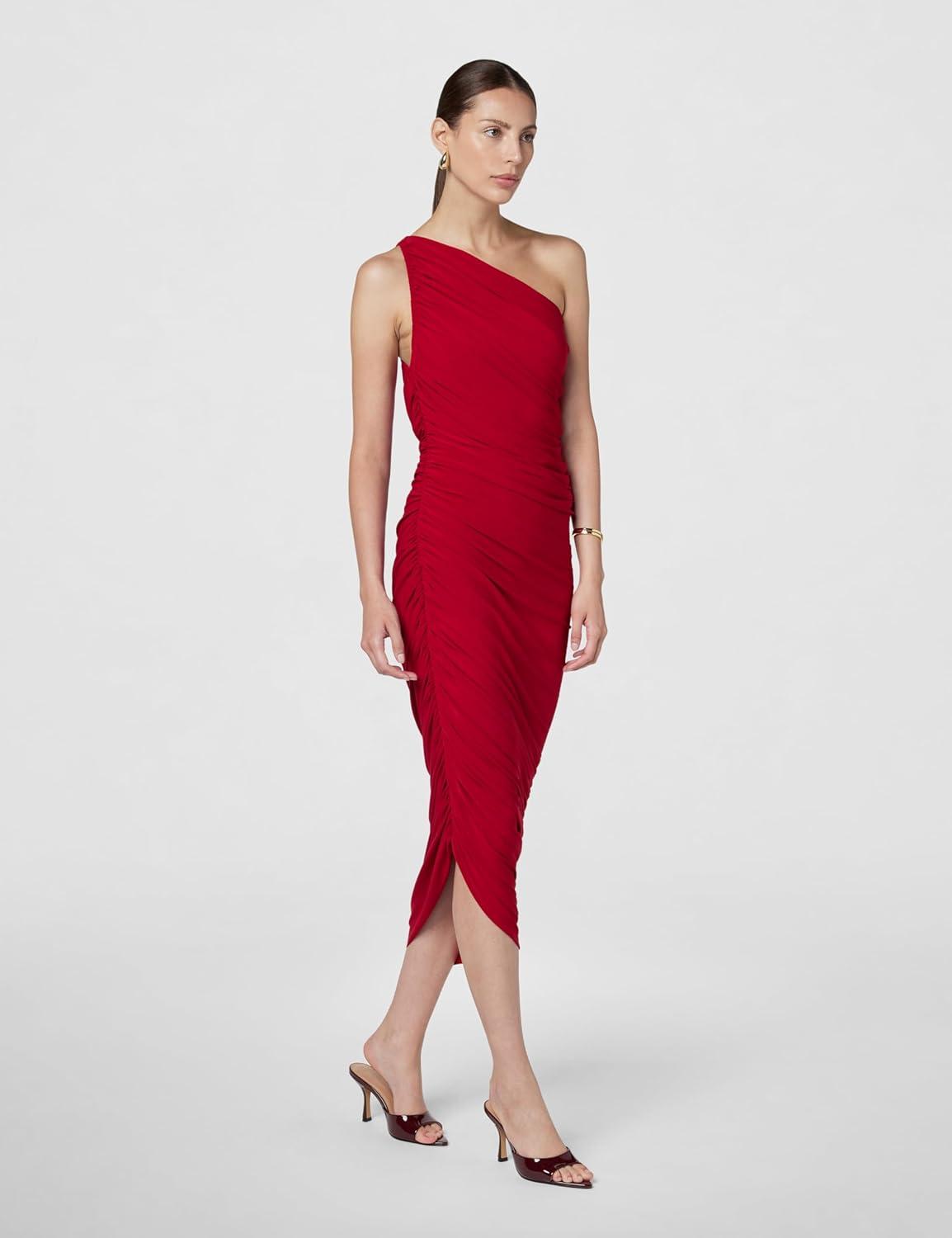 imageNorma Kamali Womens Diana GownRed