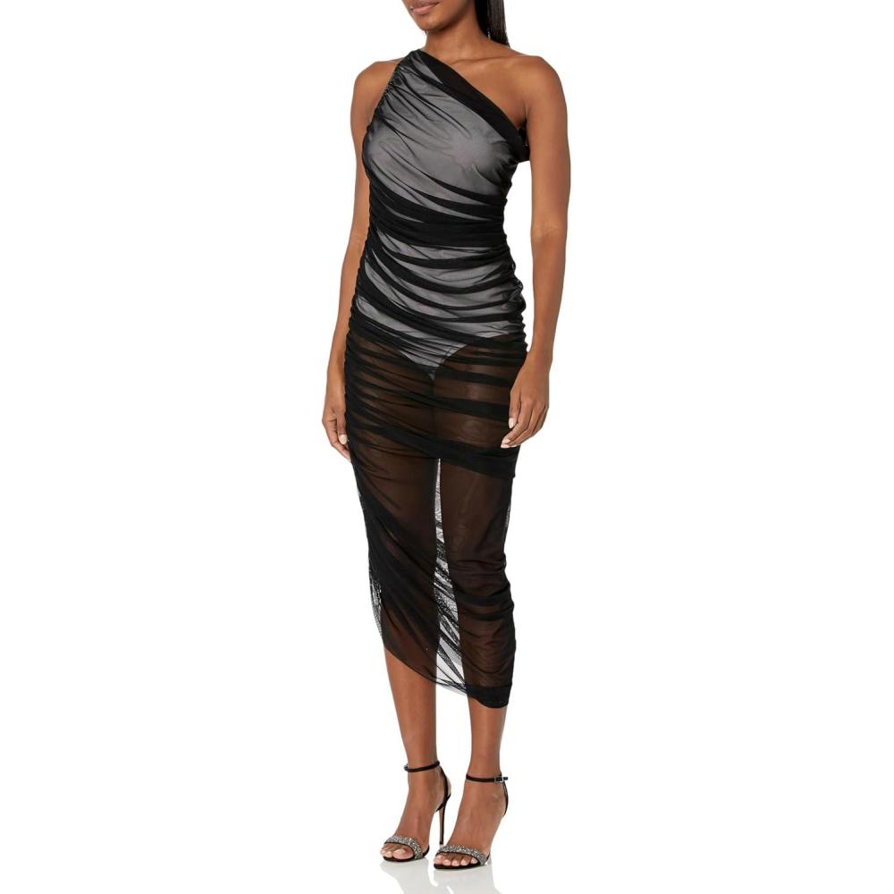 imageNorma Kamali Womens Diana GownBlackSnow White