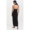 HALTER TURTLE SIDE SLIT GOWN(Black)