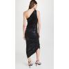 Norma Kamali Women’s Diana Gown(Black Lame)