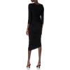 Norma Kamali Womens Long Sleeve Diana Gown(Black)