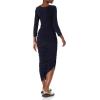 Norma Kamali Womens Long Sleeve Diana Gown(Midnight)