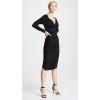 Norma Kamali Women’s Long Sleeve Tara Dress(Black)