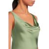 Norma Kamali Womens Maria Mini Dress(Vintage Green)