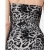 Norma Kamali Women’s Strapless Diana Pickleball Dress(Animal)
