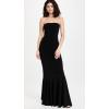 Norma Kamali Women’s Strapless Fishtail Gown(Black)