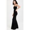 Norma Kamali Women’s Strapless Fishtail Gown(Black)