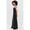 Norma Kamali Women’s Strapless Tailored Side Slit Gown(Black)