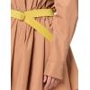 Norma Kamali Womens Super Oversized Bf Nk Shirt Flared Mini Dress(Cappuccino)