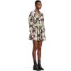 Norma Kamali Womens Super Oversized Bf Nk Shirt Flared Mini Dress(Peony)