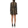 Norma Kamali Women’s Super Oversized Bf Nk Shirt Flared Mini Dress(Python)
