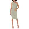 Norma Kamali Women’s Diana Dress to Knee(Dried Sage)