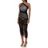Norma Kamali Women’s Diana Gown(Black/Snow White)