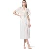 Norma Kamali Women’s Geralyn Short Sleeve Dress to Midcalf(Snow White)