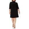 Norma Kamali Women’s Kamali Kulture Turtleneck Dress(Black)