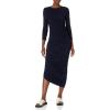 Norma Kamali Womens Long Sleeve Diana Gown(Midnight)