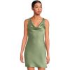 Norma Kamali Womens Maria Mini Dress(Vintage Green)