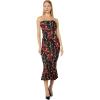 Norma Kamali Women’s Strapless Fishtail Dress(Black Poppy)
