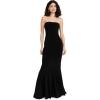 Norma Kamali Women’s Strapless Fishtail Gown(Black)