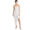 Norma Kamali Women’s Strapless Side Drape Gown(Pearl)