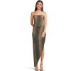 Norma Kamali Women’s Strapless Side Drape Gown(Python)