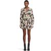 Norma Kamali Womens Super Oversized Bf Nk Shirt Flared Mini Dress(Peony)