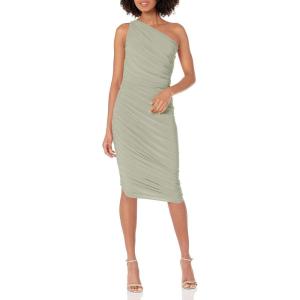 Norma Kamali Women’s Diana Dress to Knee(Dried Sage)