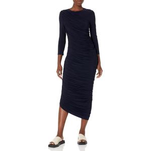 Norma Kamali Womens Long Sleeve Diana Gown(Midnight)