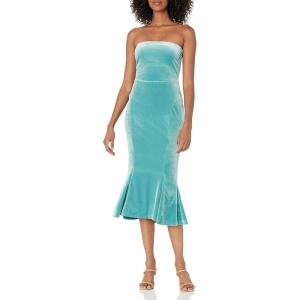 Norma Kamali Women’s Strapless Fishtail Dress(Vintage Mint)