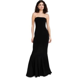 Norma Kamali Women’s Strapless Fishtail Gown(Black)