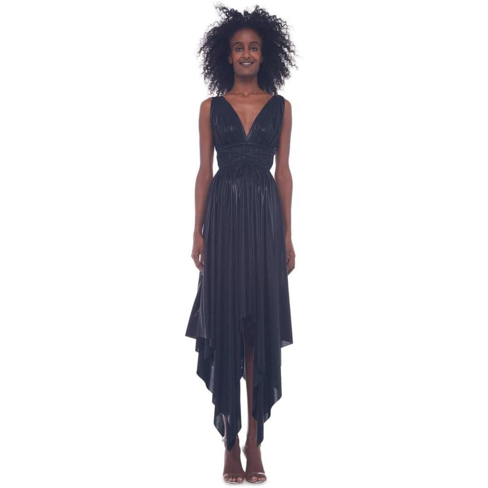 imageNorma Kamali Womens Goddess DressBlack Lame