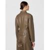 NORMA KAMALI Women’s Jeans Jacket Short, BARK